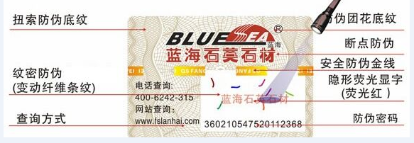 隱形熒光防偽技術